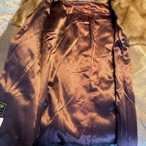 1980’s Brown Faux Fur Jacket. Great condition. - Picture 4 of 7